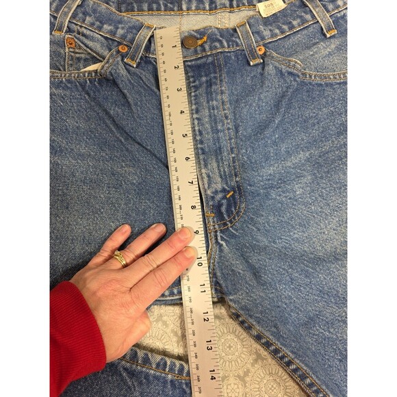 Levi's 550 Relaxed Fit Straight Leg Jeans Men's Blue Denim Pants 34x30 READ - Picture 7 of 13